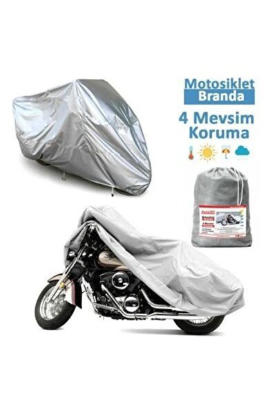 1_org_zoom-14098.jpg Yamaha Niken Gt Arka Çanta Uyumlu Motor Branda Örtü Miflonlu Premium 4 Mevsim Koruma Gri - Görsel 1