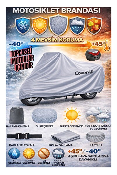 1_org_zoom-14111.jpg Yamaha Niken Arka Çanta Uyumlu Motosiklet Brandası, Motor Örtüsü - Görsel 1