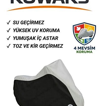 Yamaha Niken Motosiklet Brandası, Motor Brandası, Siyah-Gri