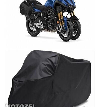 Yamaha  Niken Siyah Arka Çanta ve Kilit Uyumlu Motosiklet Brandası Su Geçirmez