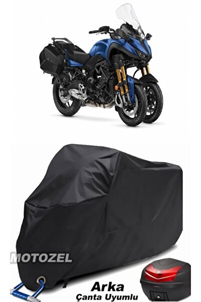 1_org_zoom-14274.jpg Yamaha Niken Siyah Arka Çanta ve Kilit Uyumlu Motosiklet Brandası Su Geçirmez - Görsel 1