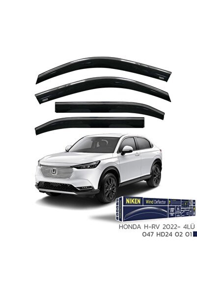1_org_zoom-14292.jpg Honda Hrv 2022 2023 Niken Kromlu Cam Rüzgarlığı 4'lü - Görsel 1