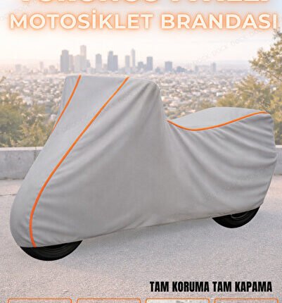 TURUNCU FİTİLLİ YAMAHA NIKEN GT GRİ MOTOSİKLET BRANDASI
