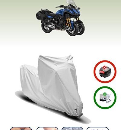 Gri Kilit Uyumlu Yamaha Niken GT Uyumlu Motosiklet Brandası Su Geçirmez