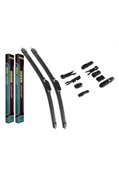 1_org_zoom-14609.jpg Niken Yeni Seri Honda Civic Hatchback Silecek Takımı 2001-2005 Muz Tip Silecek Aparatlı - Görsel 1