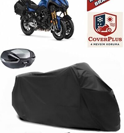 Siyah Yamaha Niken Motosiklet Brandası Arka Çanta Uyumlu,Lastikli,Bağlantı Tokalı