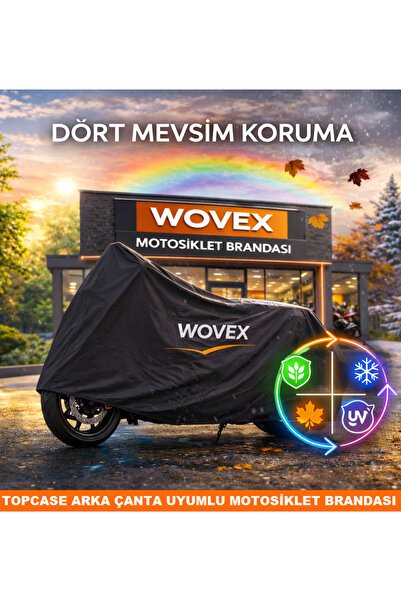 1_org_zoom-14687.jpg Yamaha Niken İle Uyumlu Motosiklet Brandası,Arka Çanta Uyumlu Motor Branda,Siyah - Görsel 1