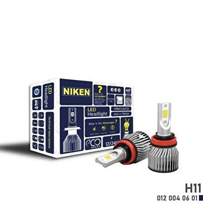 12V ECO SERİSİ NİKEN H11 LED FAR