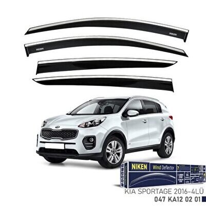 Niken Kia Uyumlu Sportage 2016 Sonrası Niken Kromlu Cam Rüzgarlığı