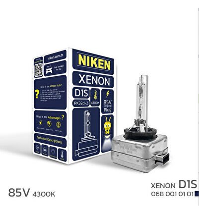D1S XENON FAR AMPULU 85V 35W  4300Kelvin