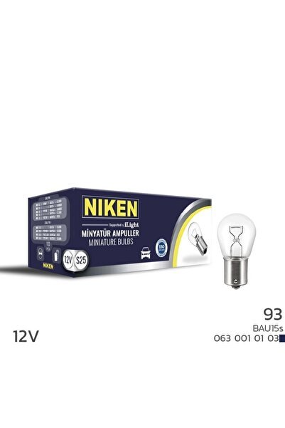 1_org_zoom-14872.jpg Niken 12V 93 Ampul YT BAU15S 10 LU - Görsel 1