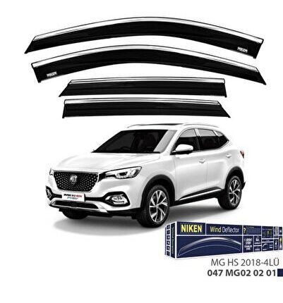 KROMLU CAM RÜZGARLIĞI MG HS 2018- 4LÜ