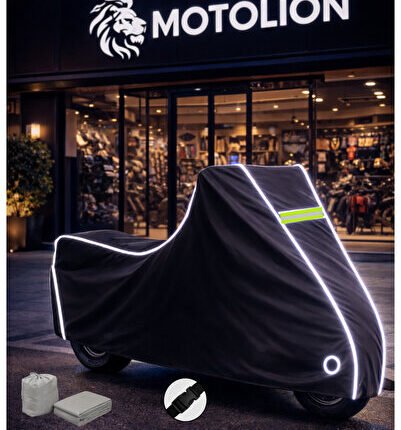 Yamaha Niken GT Siyah-NEON FİTİLLİ Motor Brandası,Su geçirmez Motosiklet Branda