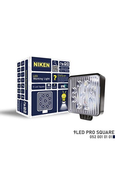 1_org_zoom-14982.jpg CALISMA LAMBASI 9 LEDLİ KARE 22-27 W - Görsel 1