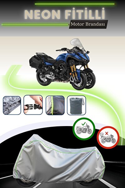 1_org_zoom-15101.jpg Gri Fitilli Çanta,Kilit Uyumsuz Yamaha Niken GT Motor Brandası - Görsel 1