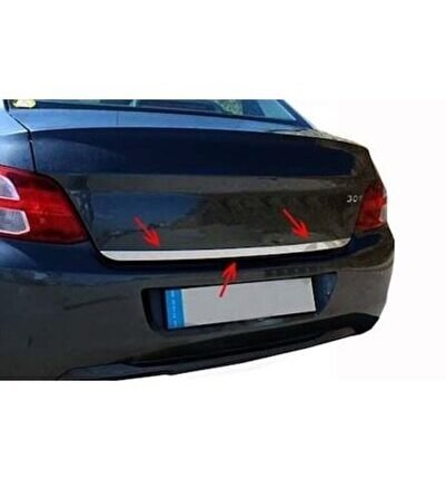 Citreon C-elysee Bagaj Alt Çıtası Kromu Nikelajı