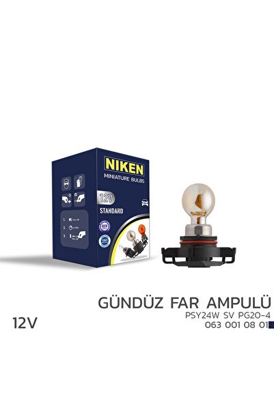 1_org_zoom-15133.jpg 12V PSY24W GÜNDÜZ FAR AMPULÜ (PG20-4) - Görsel 1