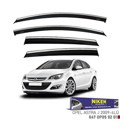 Opel astra j cam rüzgarlığı kromlu