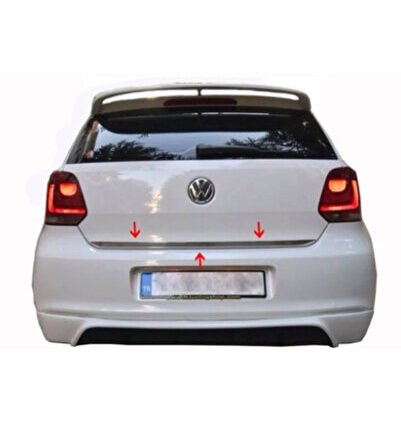 Volkswagen Polo Bagaj Alt Çitası Kromu Nikelajı 2009-2017