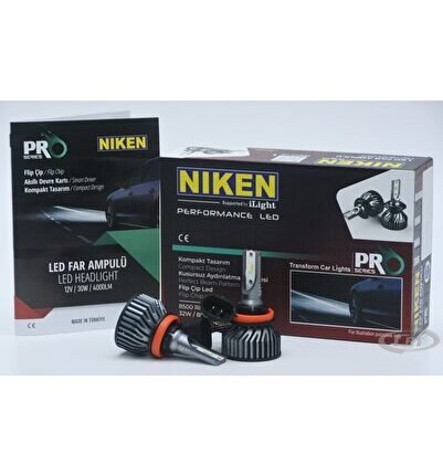 H11 Led Xenon Far Ampul Şimşek Etki Pro Serisi