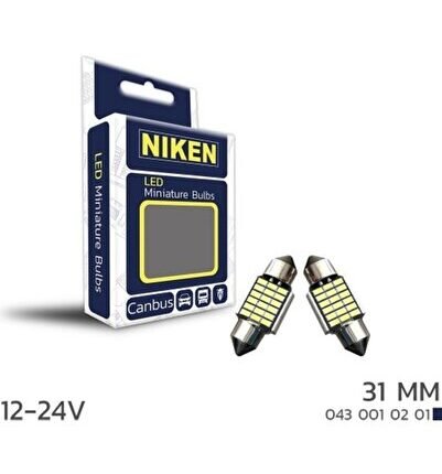 LED Ampul Sofit Canbus LED 31MM 12-24V