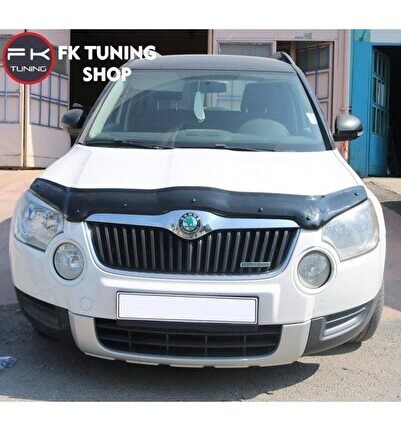 Skoda Yeti 2009-2013 Uyumlu Yedek Parça 4mm ABS Ön Kaput Koruma Rüzgarlığı