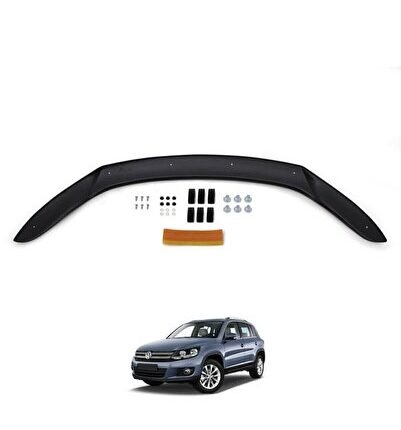 Tiguan Ön Kaput Koruyucu Rüzgarlığı 2008 2009 2010 2011