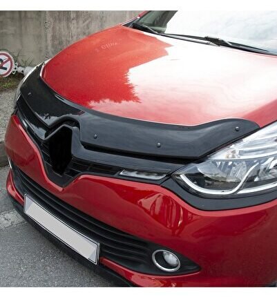 Renault Clio 4 Kaput Rüzgarlığı Maskesi 2012-2020 Piano Black