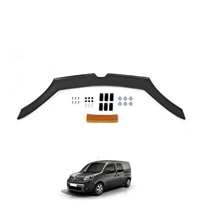 Renault Kangoo Kaput Rüzgarlığı 2014 Ve Üzeri Parlak Siyah