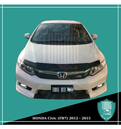HONDA Civic (FB7) 2012 - 2015 Uyumlu KAPUT KORUMA RÜZGARLIĞI
