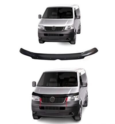 Volkswogen Transporter T5 2003-2009 Modelleri Için Özel Üretilmiş Ön Kaput Rüzgarlığı