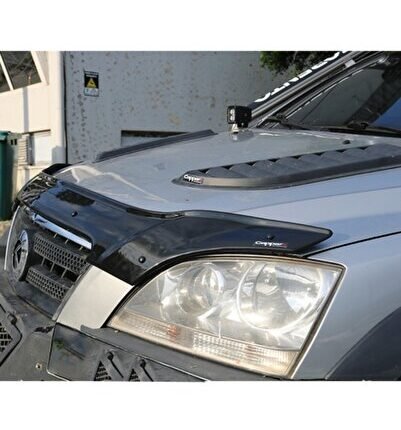 Kia Sorento Ön Kaput Koruyucu Rüzgarlığı 4mm Akrilik (abs) Piano Black 2002-2006