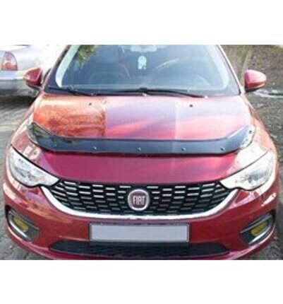 Fiat Egea Kaput Rüzgarlığı Koruma 2015 ve üzeri Uyumlu Parlak Siyah 4 mm Kalınlık