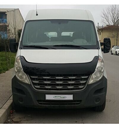 Renault Master 2010-2014 Parlak Siyah Kaput Rüzgarlığı Oto Kaput Koruma ABS Plastik uyumlu