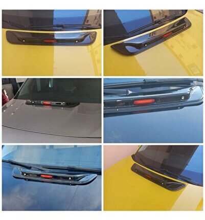 Peugeot 3008 Ön Kaput Izgara ABS Mat Siyah