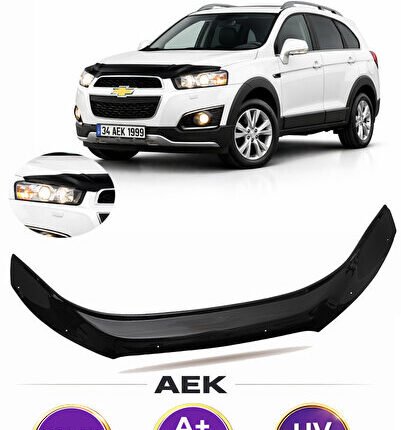 CHEVROLET CAPTİVA 2012-2019 ARACA ÖZEL ÜRETİM "4MM" KAPUT RÜZGARLIĞI A+ (PİANOBLACK)