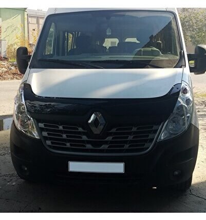 Renault Master Kaput Rüzgarlığı Maskesi 2014+ Parlak Siyah