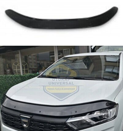 Dacia Sandero 2015 Ve Sonrası Kaput Rüzgarlığı Koruyucu Ön Kaput Koruma ve Rüzgarlık Aksesuarı