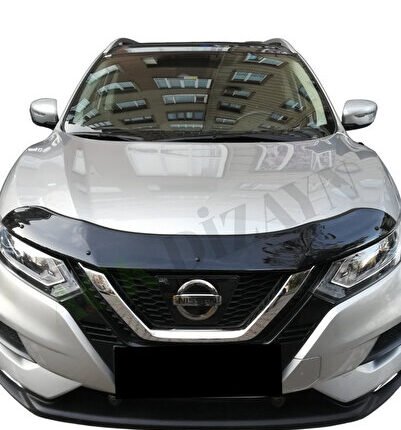 NİSSAN QASHQAİ 2017+ ARACA ÖZEL KAPUT RÜZGARLIĞI A+ PİANOBLACK 4MM
