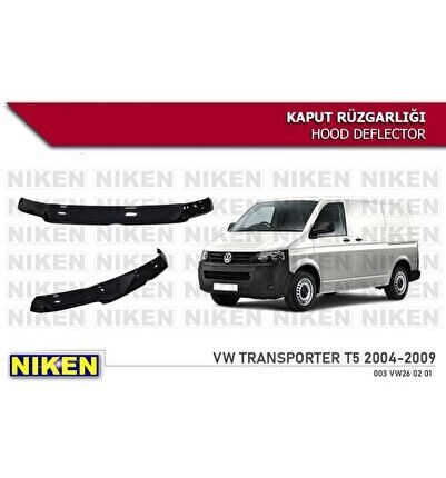 Vw transporter t5 kaput rüzgarlığı koruyucu 2004 / 2009