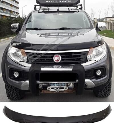 FİAT FULLBACK 16-18 ARASI KAPUT KORUMA RÜZGARLIĞI SİYAH AKYOL OTO TUNİNG