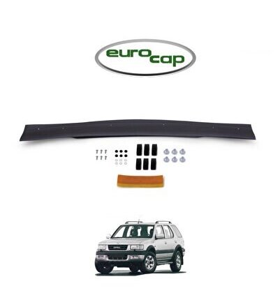 Opel Frontera Ön Kaput Koruma Rüzgarlığı 3mm Akrilik (ABS) Parlak Siyah Deflektör 1998-2004