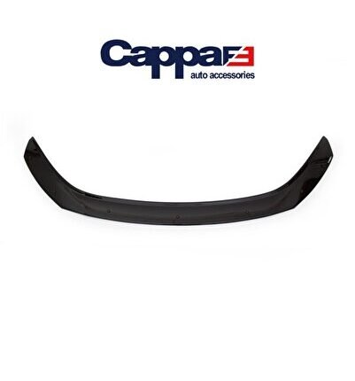 Honda Civic 10 Ön Kaput Koruyucu Rüzgarlığı 4mm Akrilik (ABS) Piano Black 2016 Ve Sonrası