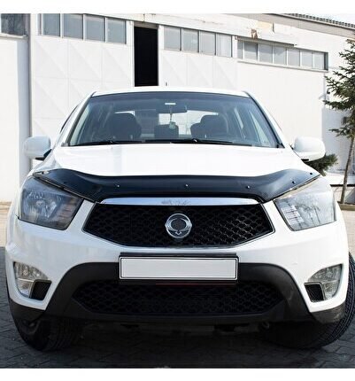 Ssangyong Actyon Sport Kaput Rüzgarlığı 2012-2016 arası Parlak Siyah