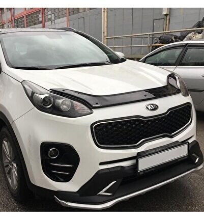 Kia Sportage Kaput Rüzgarlığı Maskesi 2016-2019 Arası Parlak Siyah