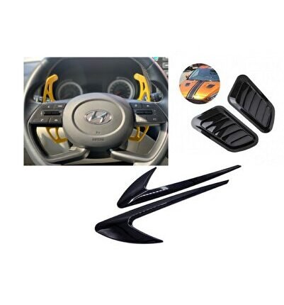 3lü Ürün Sarı F1, Çamurluk Venti, Kaput Üstü Havalandırma Venti