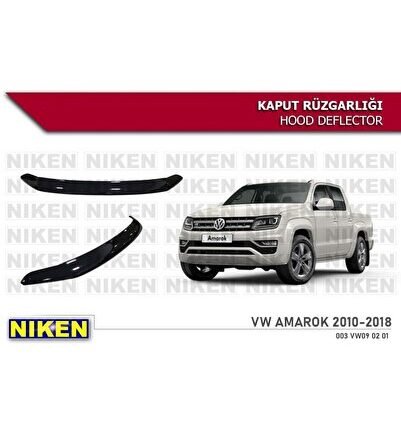 Vw amarok kaput rüzgarlığı koruyucu 2010 / 2018