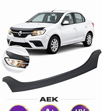 RENAULT SYMBOL 2013+ ARACA ÖZEL ÜRETİM "4MM" KAPUT RÜZGARLIĞI A+ (PİANOBLACK)
