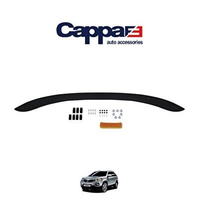 Kia Sorento Ön Kaput Koruyucu Rüzgarlığı 4mm Akrilik (abs) Piano Black 2010 - 2014