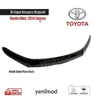 Toyota Hilux Kaput Koruyucu Rüzgarlık 2014 Sonrası